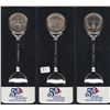 Image 1 : LOT OF 3 US MINT STATE QUARTER SPOONS