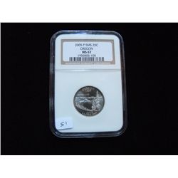 2005 OREGON NGC MS 67 QUARTER