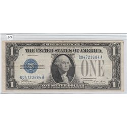 $1 FUNNY BACK SILVER CERTIFICATE 1928
