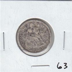 1883 LIBERTY SEATED DIME