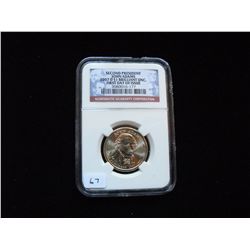 2007 $1 FIRST DAY ISSUE ADAMS NGC