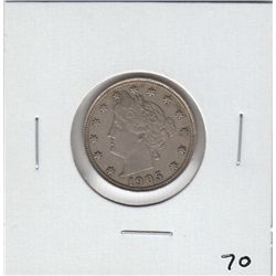 1905 LIBERTY V NICKEL FULL LIBERTY HIGH GRADE