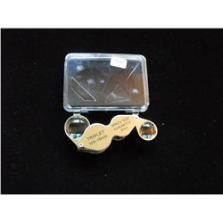 BUTTERFLY MAGNIFYING GLASS 2 LENSES 10 & 20 POWER
