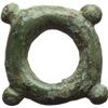 Image 1 : Valle del medio e basso Danubio   Moneta ad anello con quattro globetti, II-I secolo a.C.