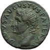Image 1 : Augusto (27 a.C-14 d.C). Asse emesso da Tito, 80-81 d.C.