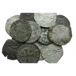 Carpentras  Clemente VIII (1592-1605) Lotto di 14 monete Carpentras: Dozzina 1594, 1595, 1599, da 6 