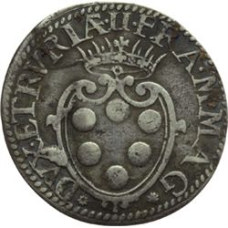 Firenze  Francesco I de' Medici (1574-1587) Mezzo giulio.