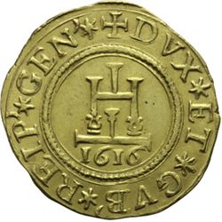 Genova  Dogi Biennali (1528-1797) Due doppie 1616.