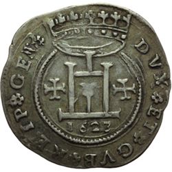 Genova  Dogi Biennali (1528-1797) Quarto di scudo stretto, 1623.