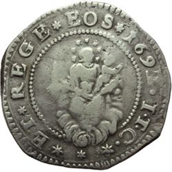 Genova  Dogi Biennali (1528-1797) Mezzo scudo stretto 1692.