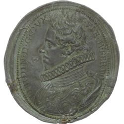 Mantova  Ferdinando  Gonzaga (1612-1626) Medaglia ovale 49.5X52.5.