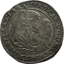 Mantova  Ferdinando Carlo Gonzaga Nevers, reggenza della madre Isabella Clara (1665-1668). Da 60 sol