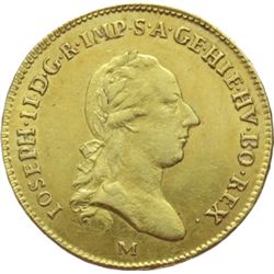 Milano  Giuseppe II (1780-1790). Mezza sovrana .