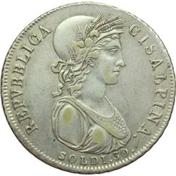 Milano  Repubblica Cisalpina (1800-1802) 30 soldi 1801.