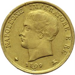 Milano  Napoleone (1805-1814) 20 lire 1809.