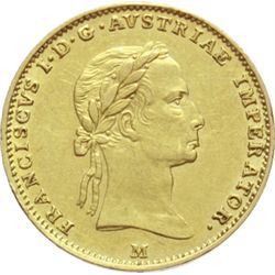 Milano  Francesco I d'Asburgo e Lorena (1815-1835) Mezza sovrana 1835.