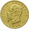Image 1 : Vittorio Emanuele II  (1861-1878) 20 lire 1866 T.