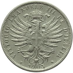 Vittorio Emanuele III (1900-1943) 25 centesimi 1903.