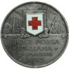 Image 2 : Vittorio Emanuele III (1900-1943) 2 lire Croce Rossa Italiana 1915.