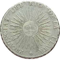 Argentina  Provincia, Rio de la Plata 8 reales 1815 F.