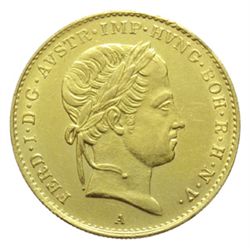 Austria  Ferdinando I (1835-1848) Ducato 1848