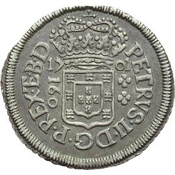 Brasile  Pietro II di Portogallo (1683-1706) 160 reis 1701 Pernambuco.