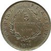 Image 2 : Francia  Napoleone II (1811-1832) Prova 5 centesimi 1816 (1860), Bruxelles.