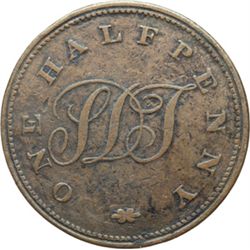Sant'Elena   Solomon, Dickson & Taylor, token half penny.