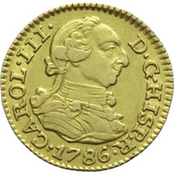 Spagna  Carlo III (1759-1788). Mezzo scudo 1786 Madrid