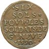 Image 1 : Svizzera-Ginevra  Assedio (1590) 6 sols 1590.
