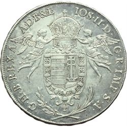 Ungheria  Giuseppe II (1780-1790) Tallero 1786.