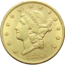 USA   20 dollari 1906