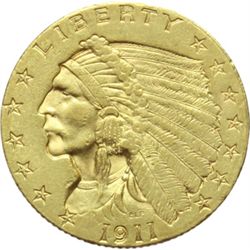 USA   2 e 1/2 dollari 1911