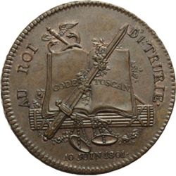 Napoleone I (1799-1804), Primo Console Medaglia 10 Giugno 1801 per il soggiorno a Parigi del Re, Lud