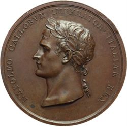 Napoleone I (1804-1815) Medaglia per l'incoronazione a Re d'Italia, Milano il 12 Maggio 1805.