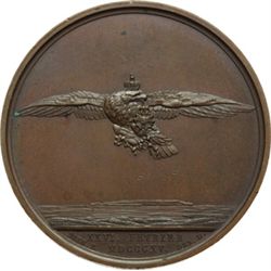 Napoleone I (1804-1815) Medaglia 1815 per il ritorno dall'Isola d'Elba e la marcia su Parigi.