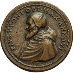 Pio V (1566-1572), Antonio Michele Ghislieri Medaglia A. VI, per la vittoria nella battaglia di Lepa