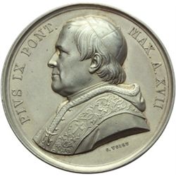 Pio IX  (1846-1878), Giovanni Mastai Ferretti Medaglia annuale A.XVII.