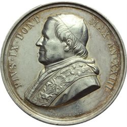 Pio IX (1846-1878), Giovanni Mastai Ferretti Medaglia annuale A. XXIII.