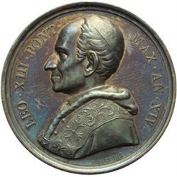 Leone XIII (1878-1903), Gioacchino Pecci Medaglia annuale A. XIV.