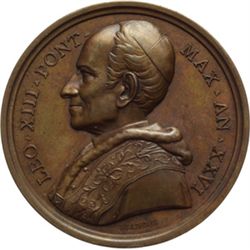 Leone XIII (1878-1903), Gioacchino Pecci Lotto di 12 medaglie annuali: AA  XIII, XIV, XV, XVI, XVII,