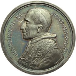 Benedetto XV (1914-1922), Giacomo Della Chiesa  Medaglia annuale. Anno IV.