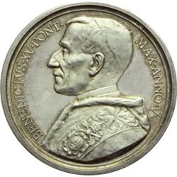 Benedetto XV (1914-1922), Giacomo Della Chiesa  Medaglia annuale. Anno V.