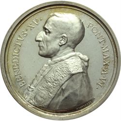 Benedetto XV (1914-1922), Giacomo Della Chiesa  Medaglia annuale. A. VI.