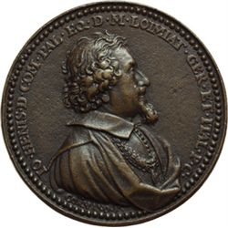 Giovanni Henis, teologo e politico Medaglia circa 1660.