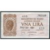 Image 1 : Regno d'Italia 1 lira \Italia laureata\", 23/11/1944"