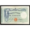 Image 1 : Regno d'Italia 50 lire \con matrice\", 29/6/1926"