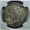 Image 2 : 1934S Peace $  NGC AU cleaned