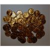 Image 1 : Roll(50) 1941 Lincoln pennys.Nice red BU--a few are spotted so bid accordingly