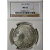 Image 1 : 1921D Morgan $  NGC65